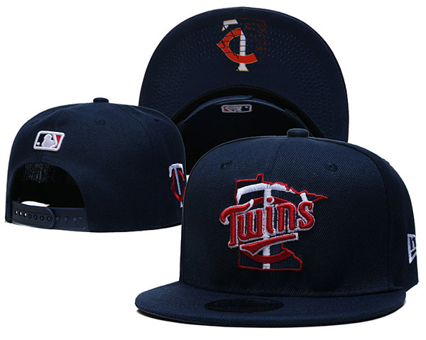 Minnesota Twins Stitched Snapback Hats 005